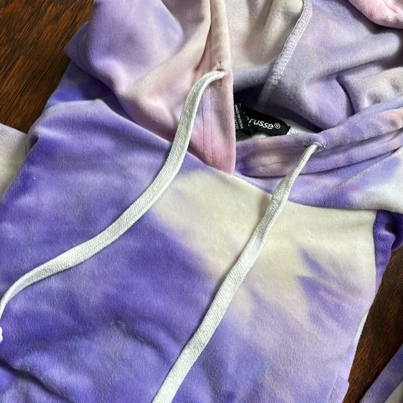 ❤️SOLD❤️ CHARLOTTE RUSSE Tie Dye Hoodie Jogger Set Women’s Size S - Picture 3 of 5